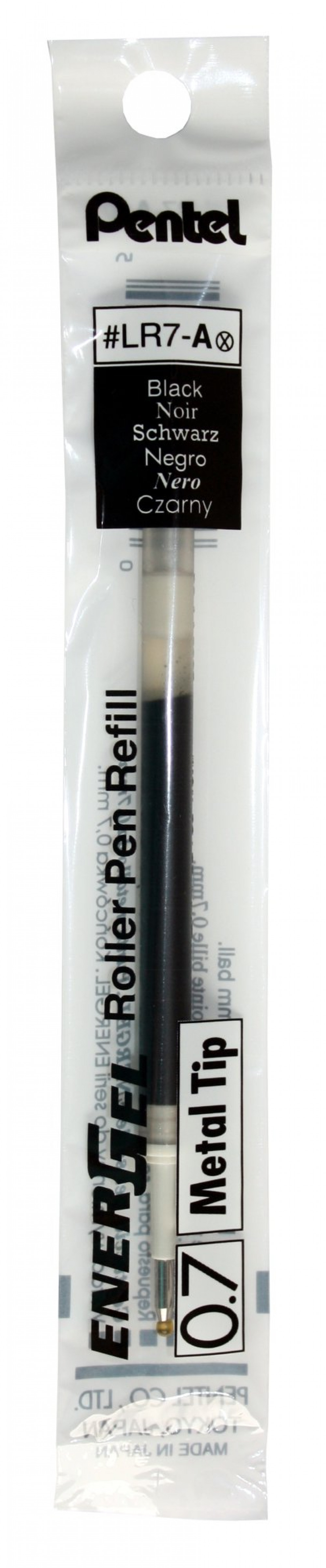 PENTEL ENERGEL REFILL BK PK12