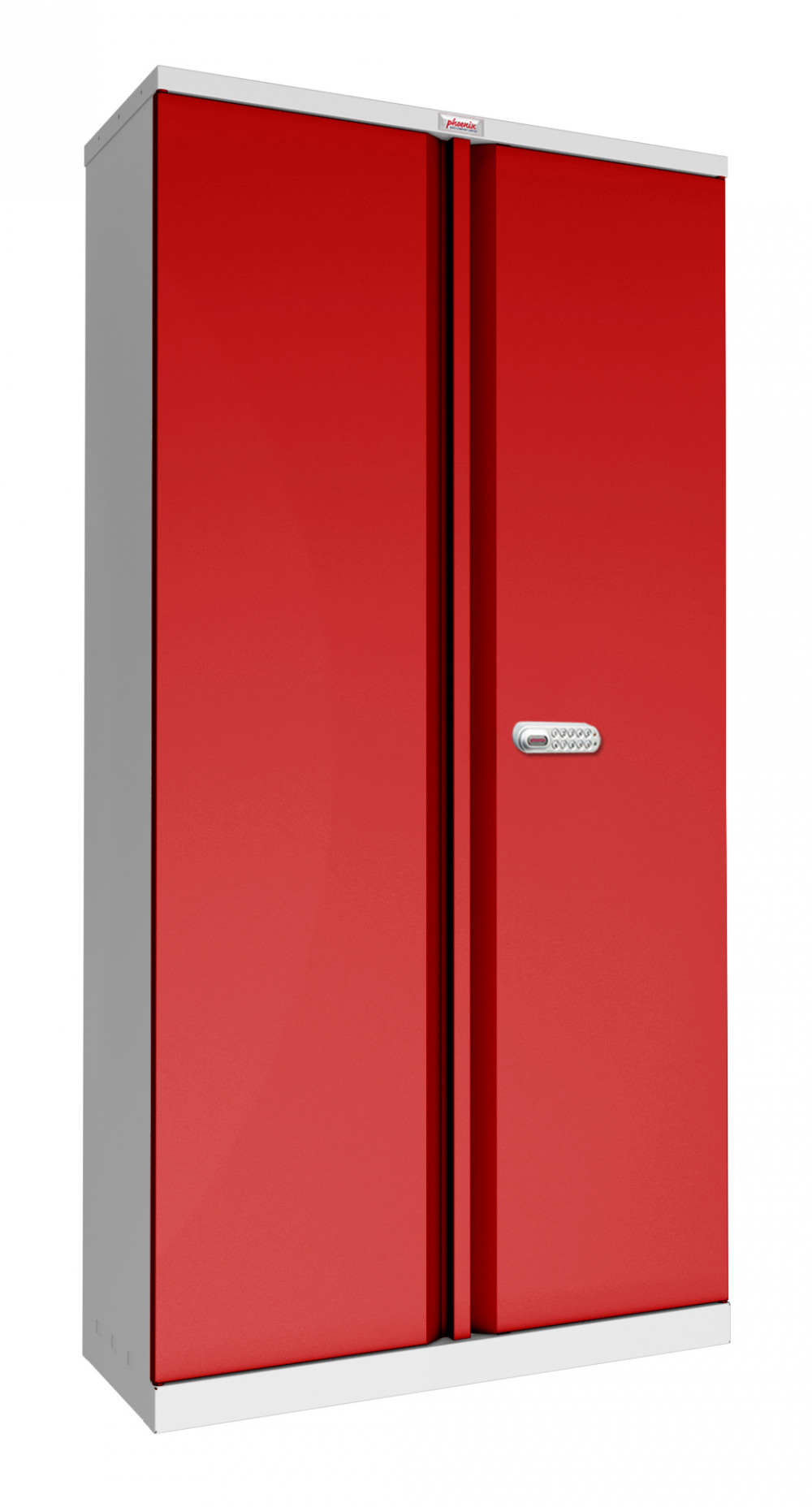 PHOENIX SCL 4 SHELF CBRD RED E LOCK