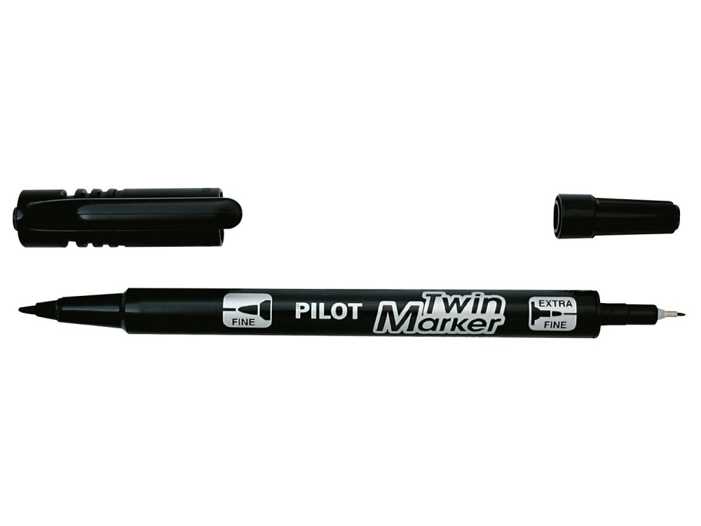 PILOT BGRN TWIN MRKR EF/F BK PK10