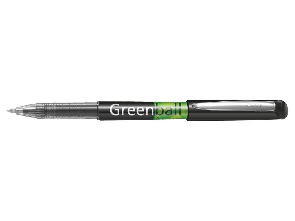 PILOT GREENBALL BGRN LIQ INK 0.7 BK PK10