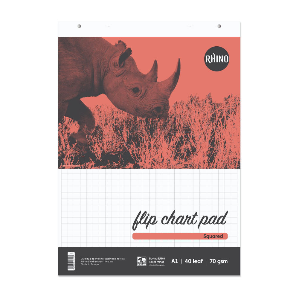 RHINO FLIPCHART A1 40LF S20/B PK10