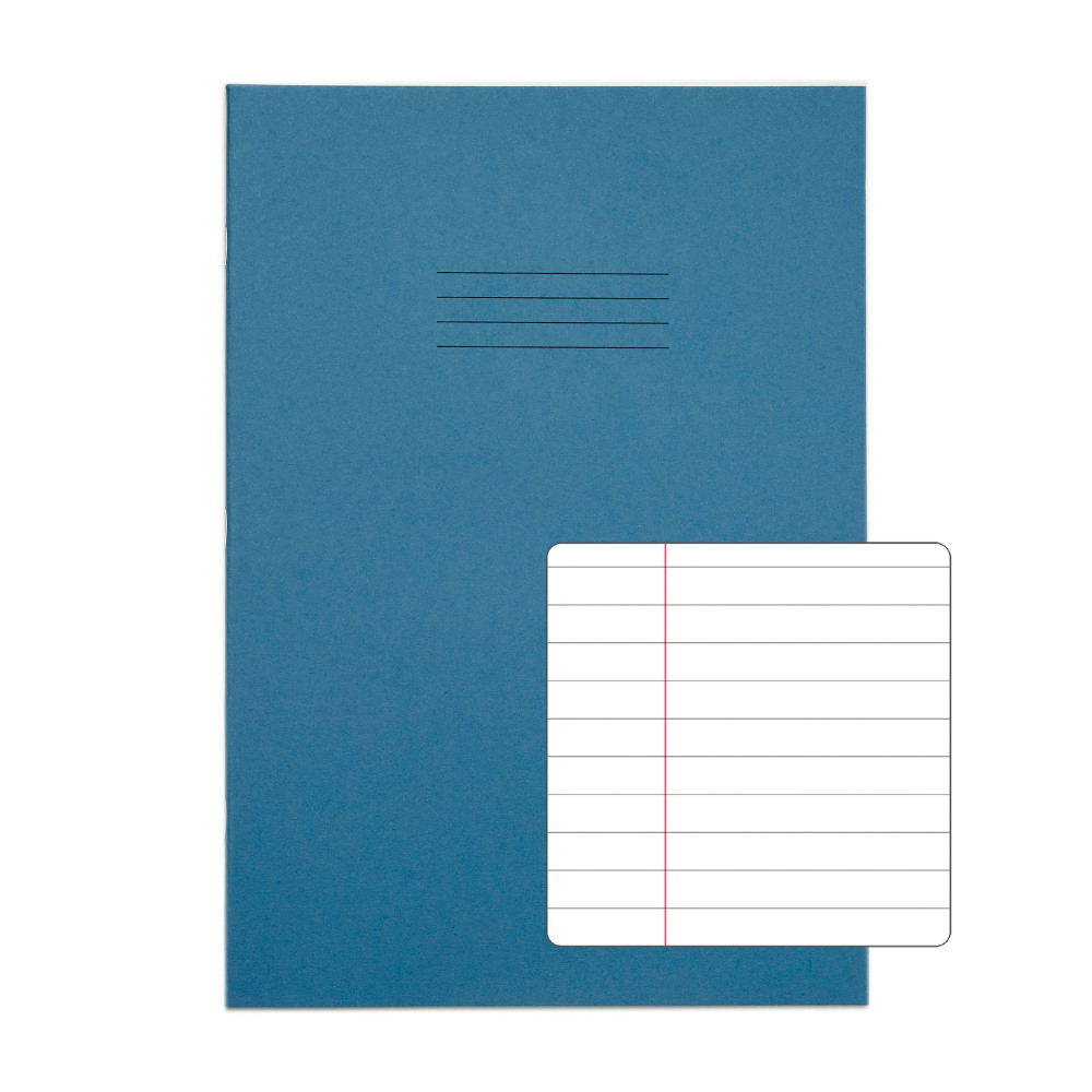 RHINO EX BOOK A4 32P RULED L BL PK100