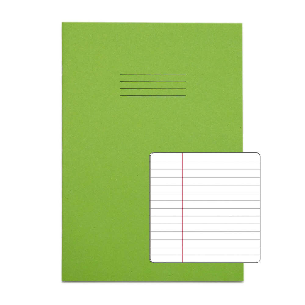 RHINO EX BOOK A4 80P F6M LTGRN PK50