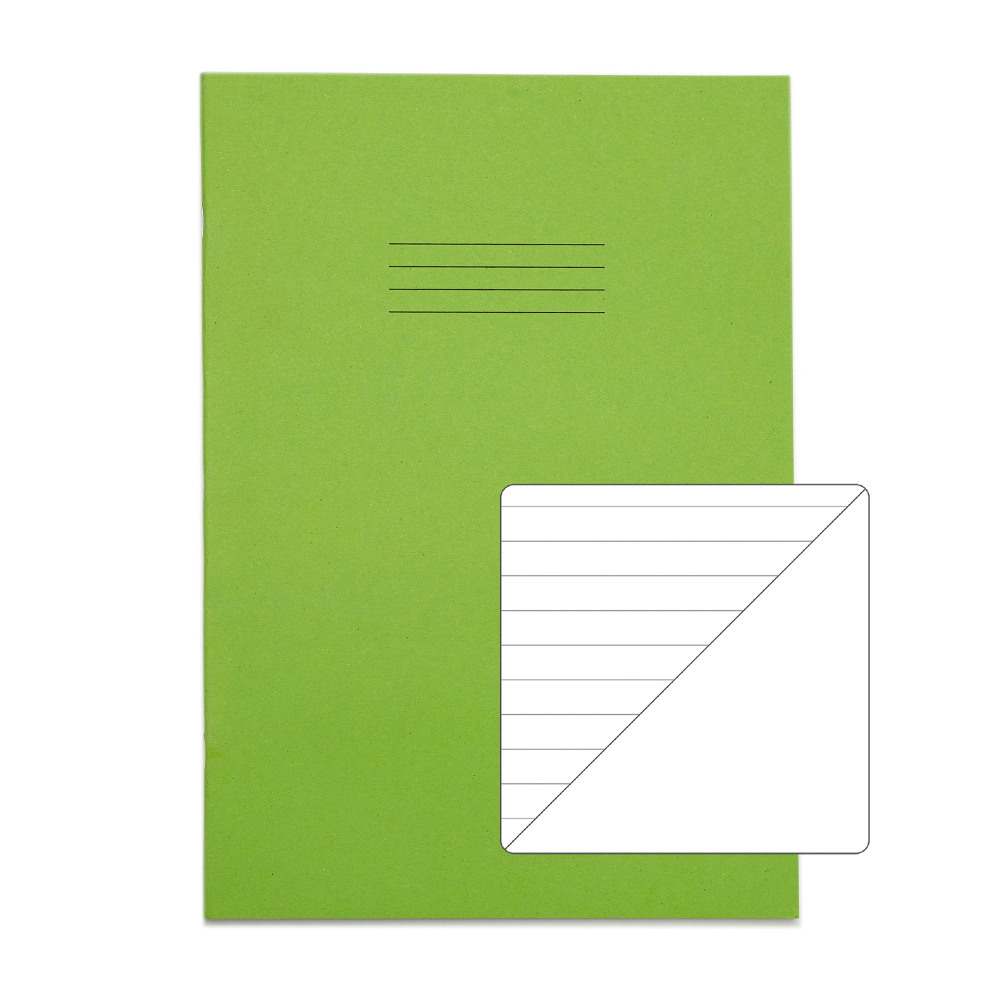 RHINO EX BOOK A4 80P F8 B LTGRN PK50