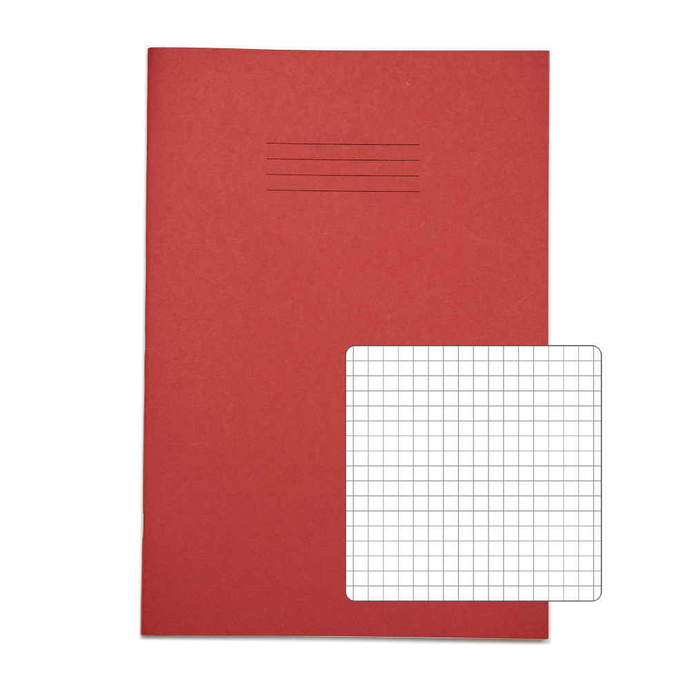 RHINO EX BOOK A4 80P S5 RED PK50