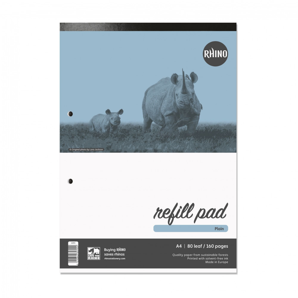 RHINO REFILL PAD A4 160P PLAIN PK10
