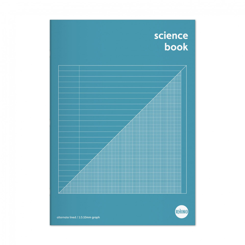 RHINO SCIENCE BOOK A4 64P GRAPH PK10