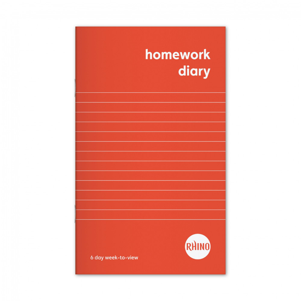 RHINO HOMEW DIARY A6+ 84P 6D WK PK100
