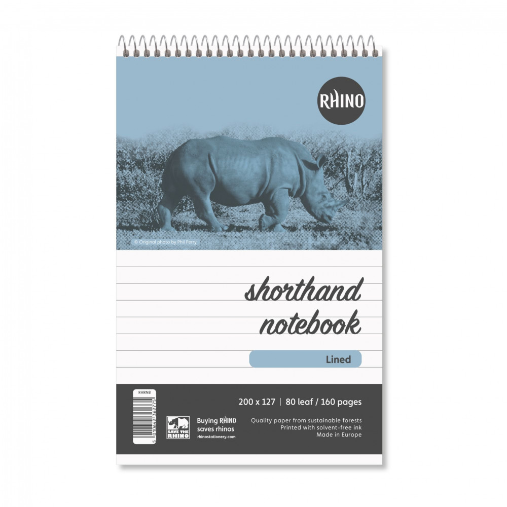 RHINO SHORTHAND NP 200X127 160P PK10
