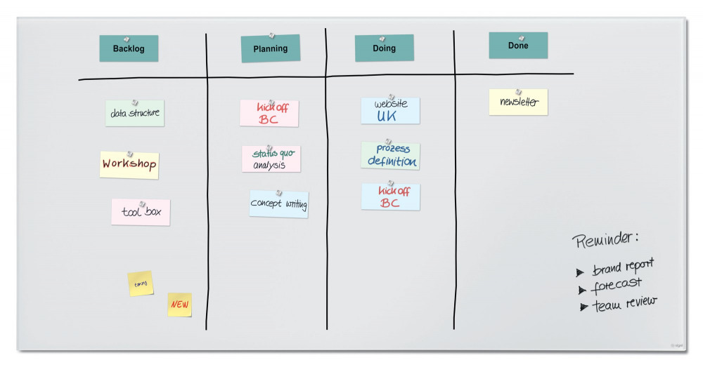 ARTVERUM MAGNETIC GLS BOARD 2000X1000