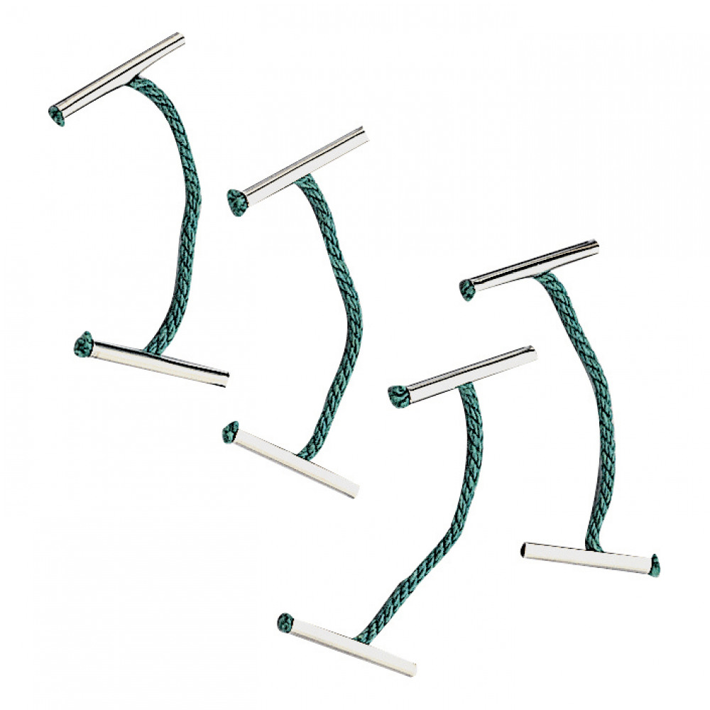 5 Star Office Treasury Tags Metal-ended 102mm Green