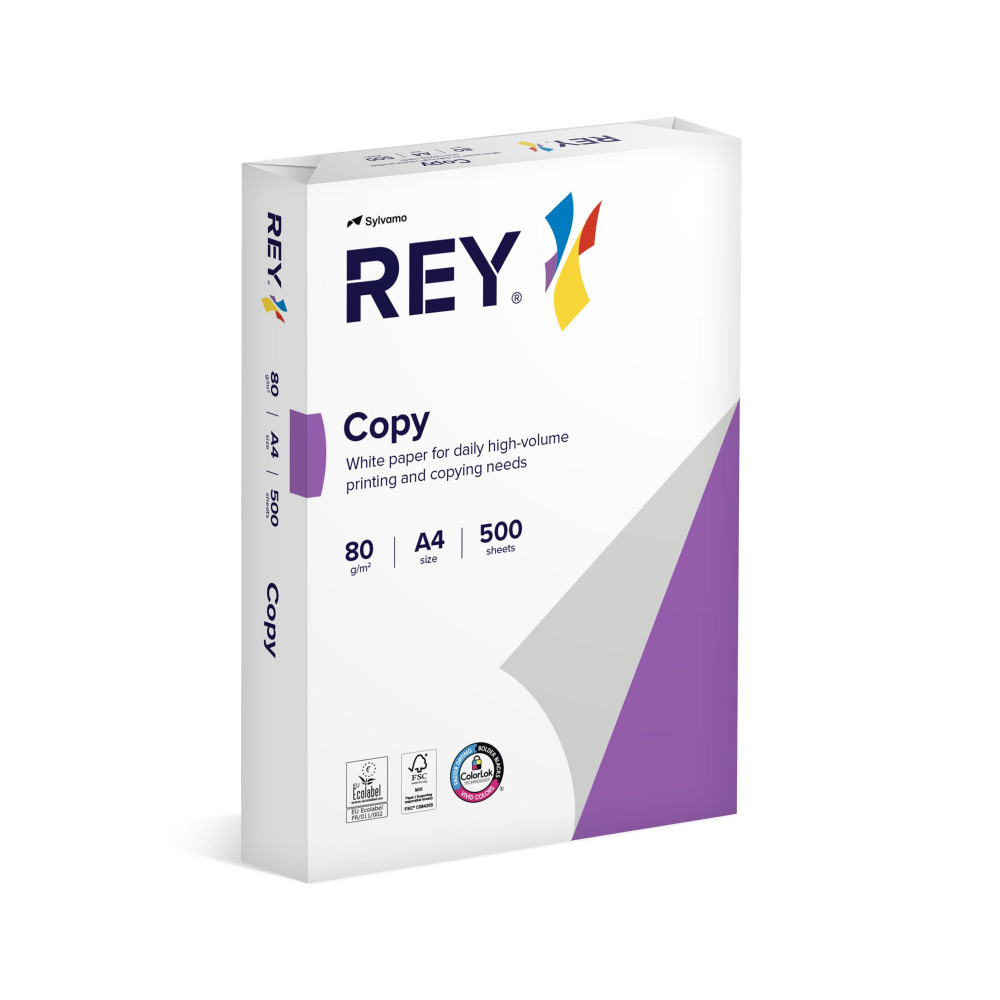 REY COPY PAPER A4 80GSM FSC BX5 RM