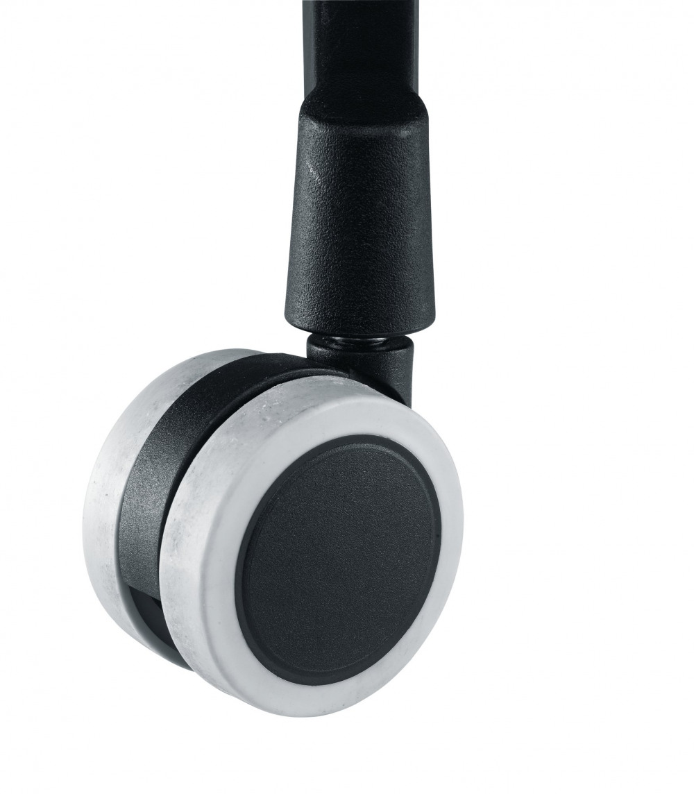 SOFT TYRE CASTORS (SET OF 5 ) 11MM BLACK