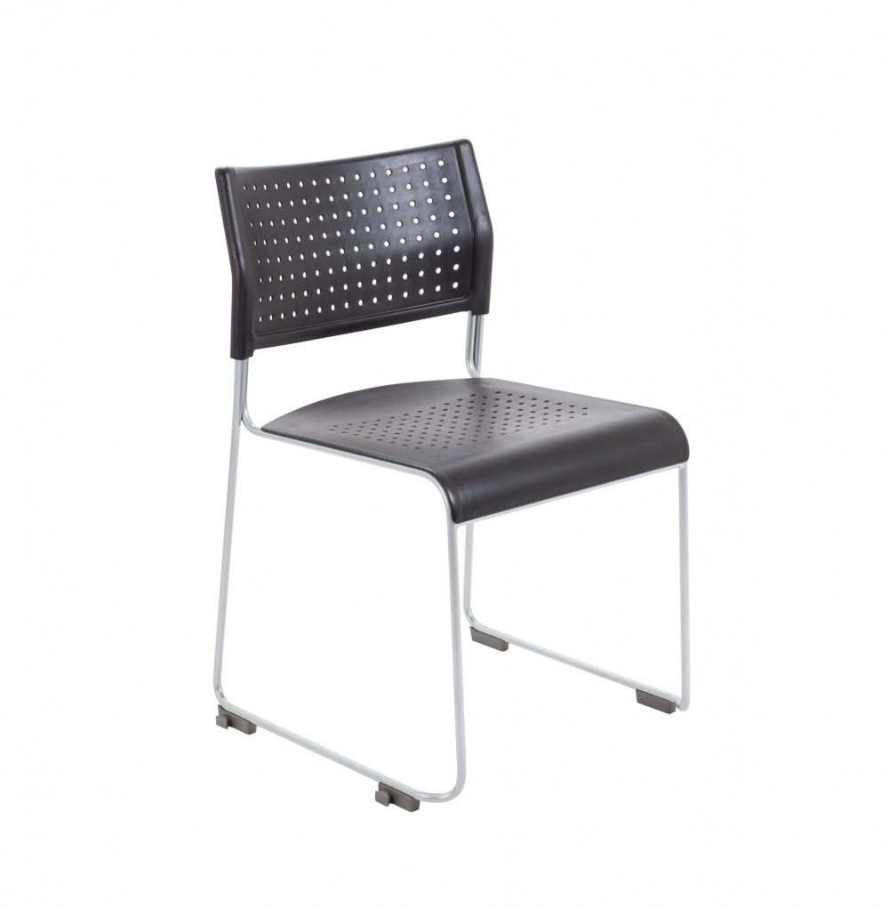 TWILIGHT STACKER CHAIR BLACK