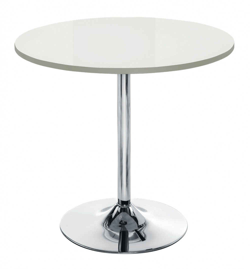 ELLIPSE TRUMPET BASE TABLE 800MM WHITE