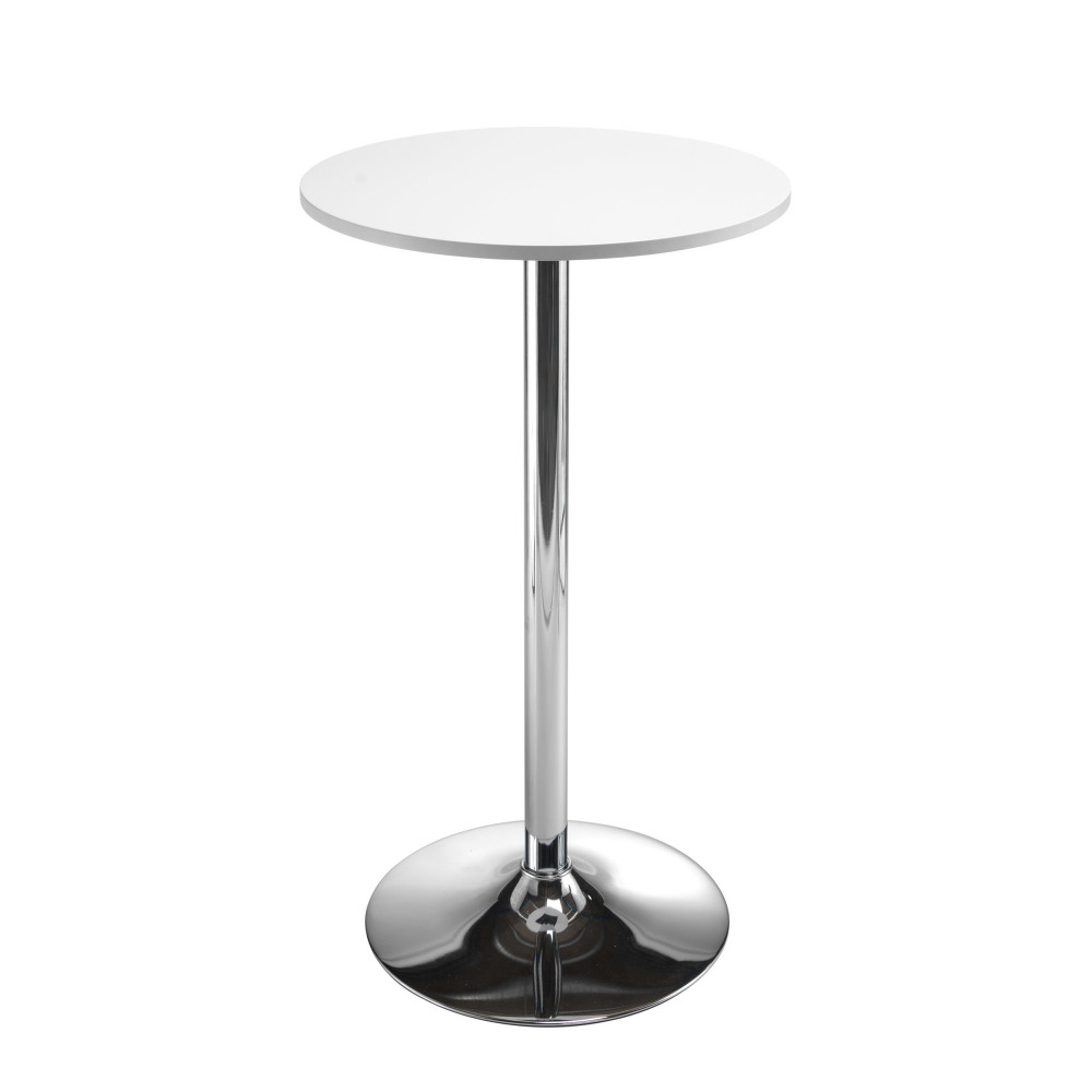 ASTRAL TABLE WITH TRUMPET FRAME 600MM WH