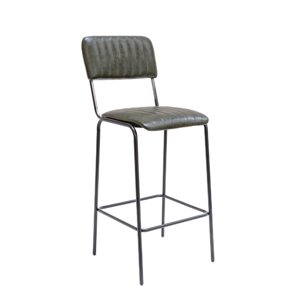 TAVERN HIGH CHAIR GREEN PU