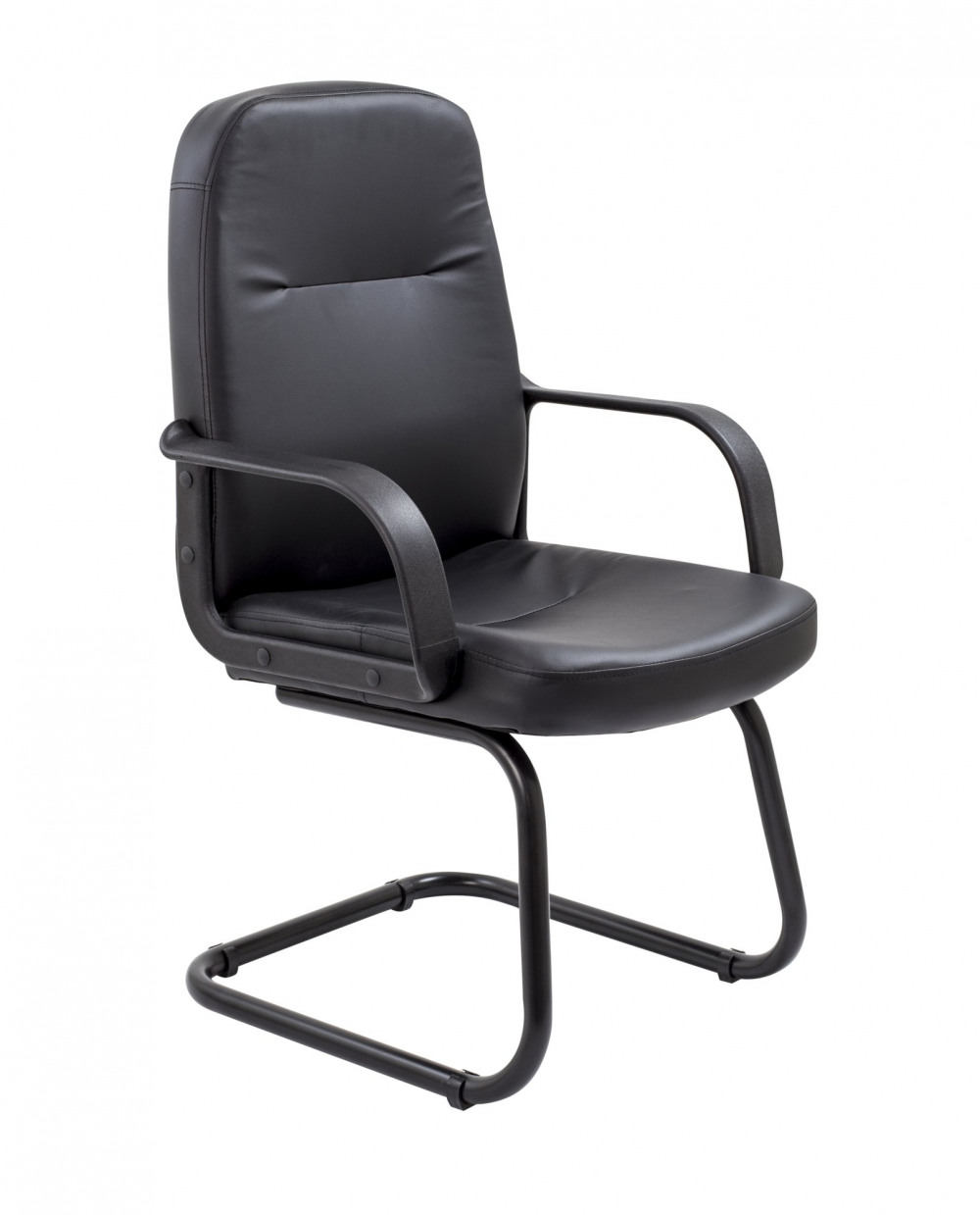 CANASTA VISITOR CHAIR BLACK PU