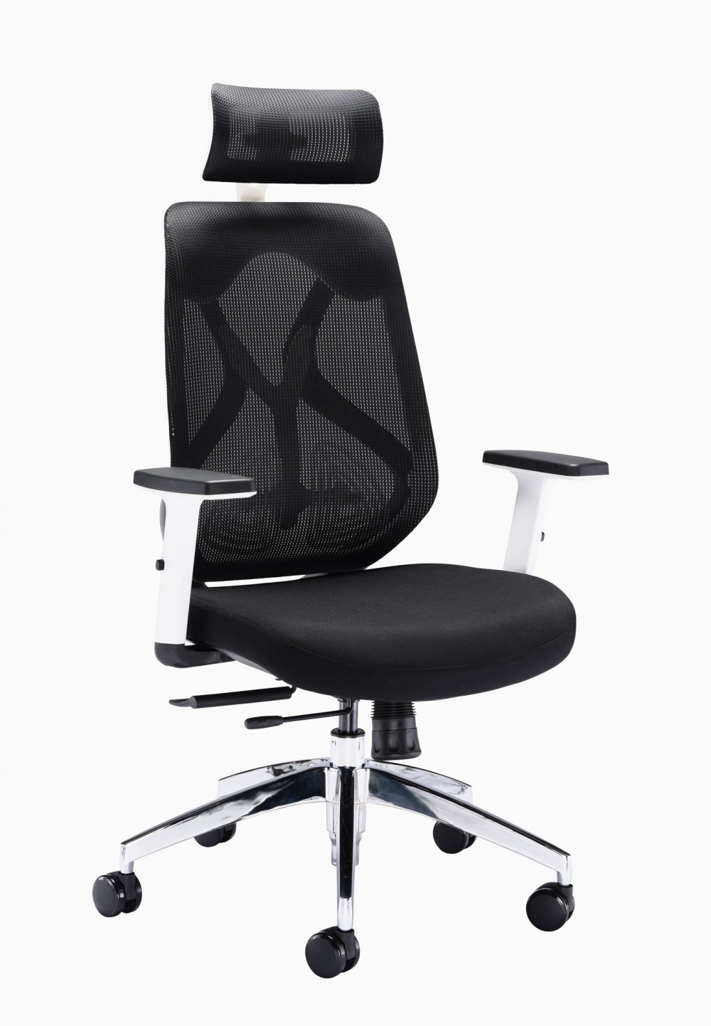 MALDINI HIGH BACK OFFICE CHAIR BLACK/WHI