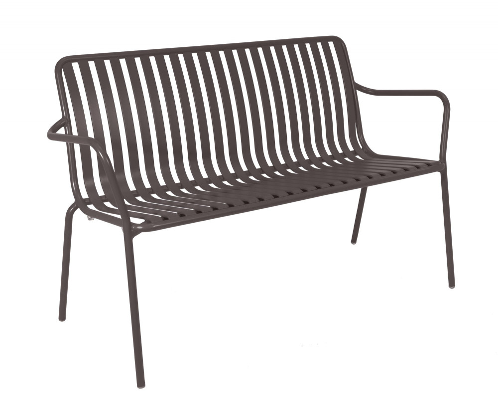 BREEZE ALUMINIUM 2 SEATER ARMCHAIR BENCH