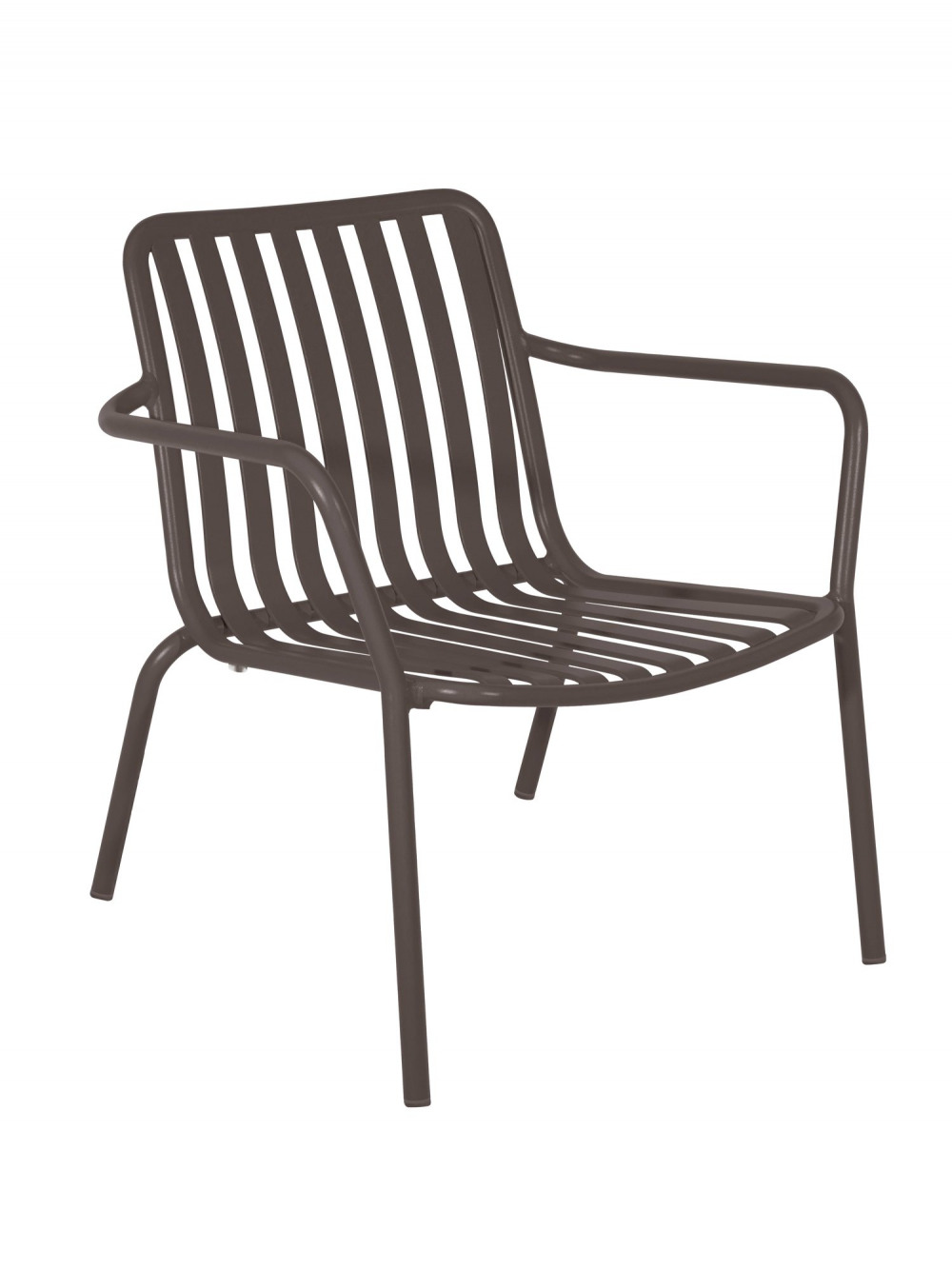 BREEZE ALUMINIUM ARMCHAIR LOW CHARCOAL