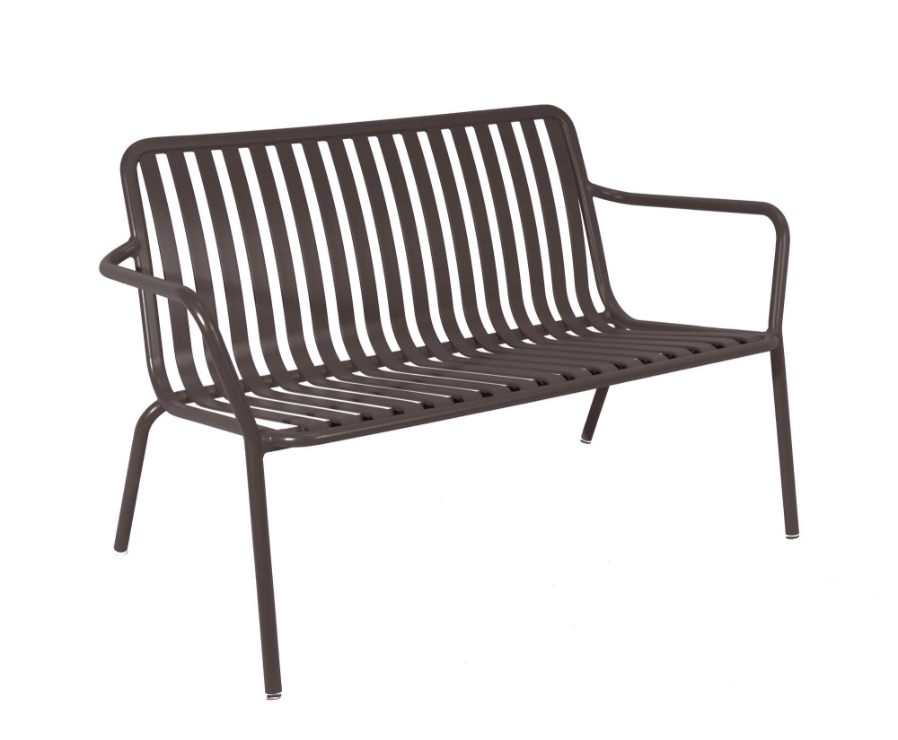 BREEZE ALUMINIUM 2 SEATER ARMCHAIR BENCH
