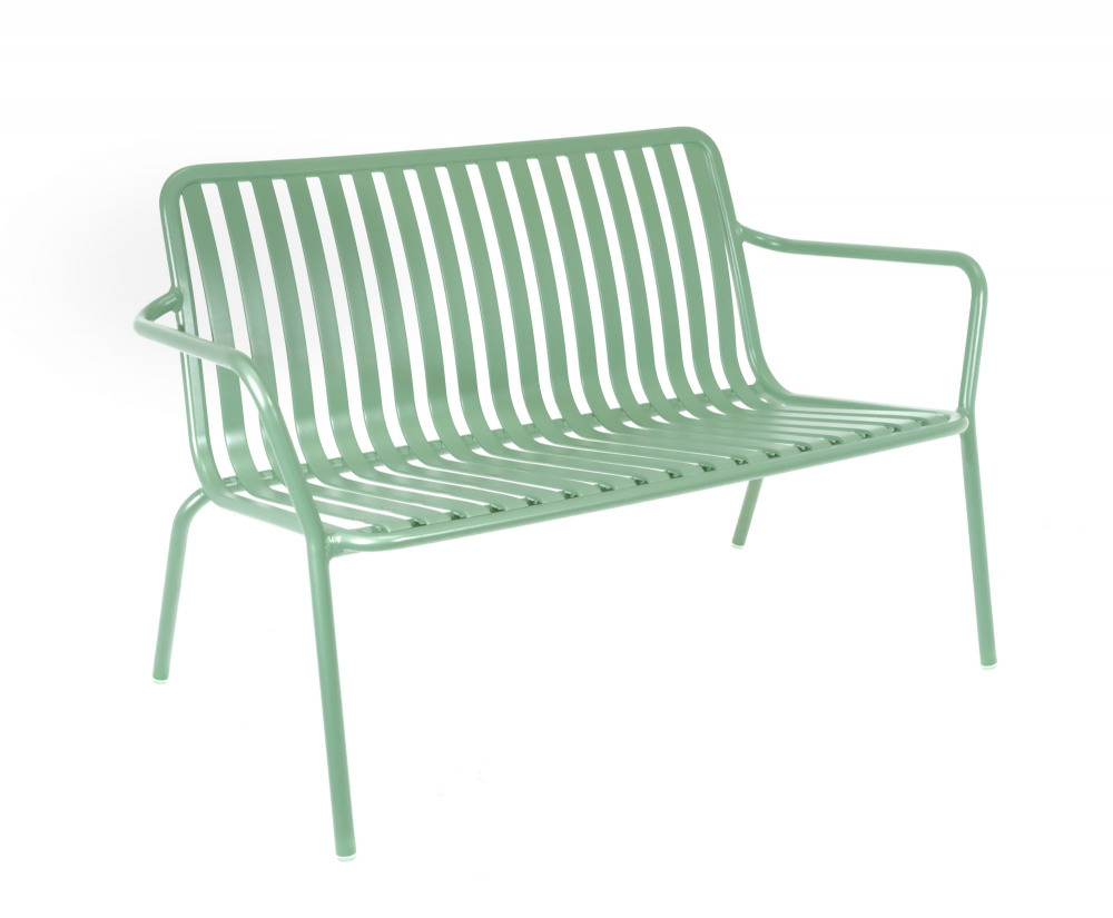 BREEZE ALUMINIUM 2 SEATER ARMCHAIR BENCH