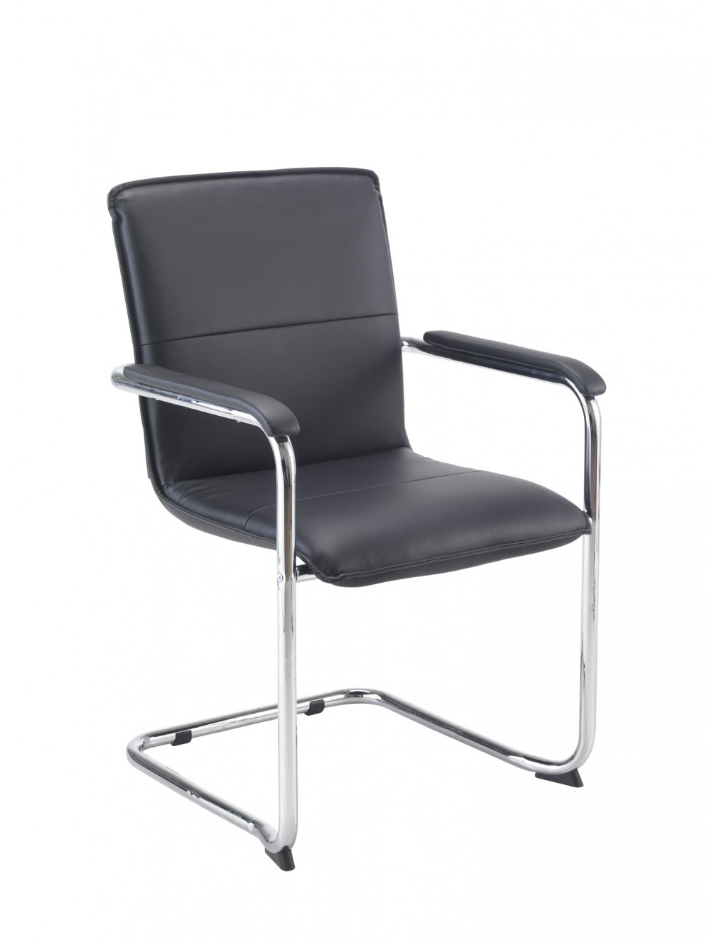 PAVIA VISITOR CHAIR BLACK PU