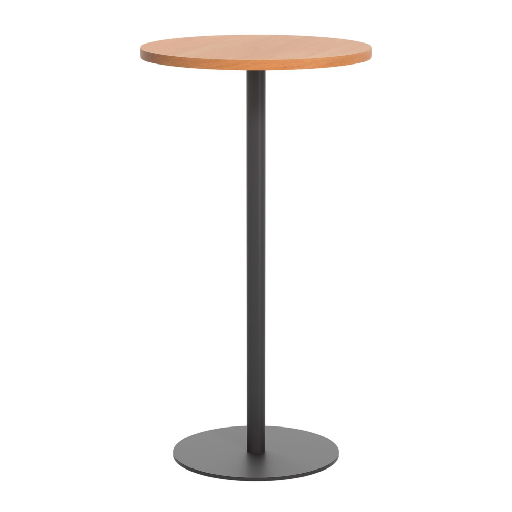 CONTRACT TABLE HIGH (FSC) 600MM BEECH/BL