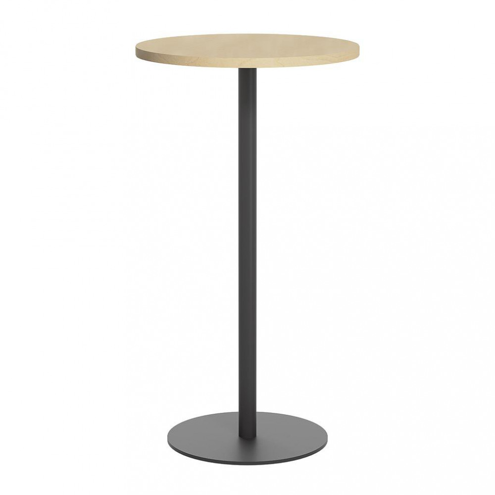 CONTRACT TABLE HIGH (FSC) 600MM MAPLE/BL