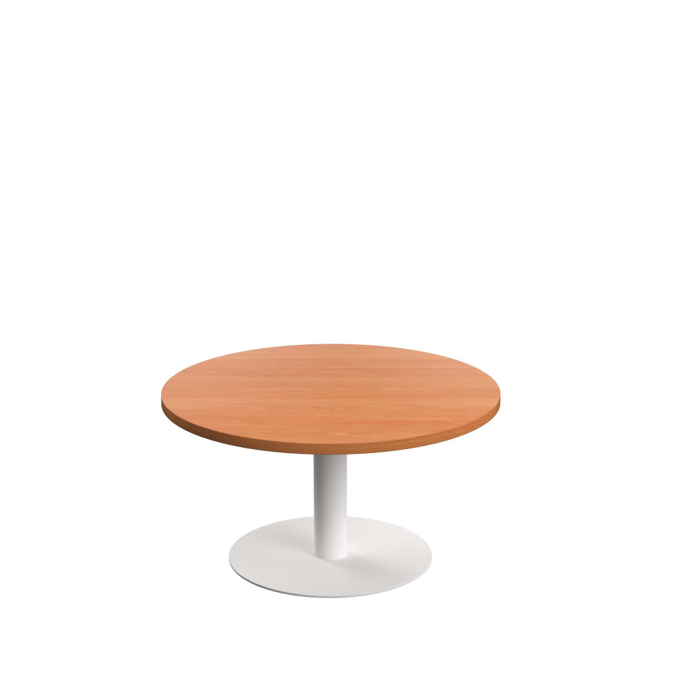 CONTRACT TABLE LOW (FSC) 800MM BEECH/WHI