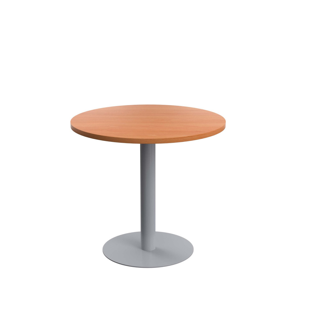 CONTRACT TABLE MID (FSC) 800MM BEECH/SIL