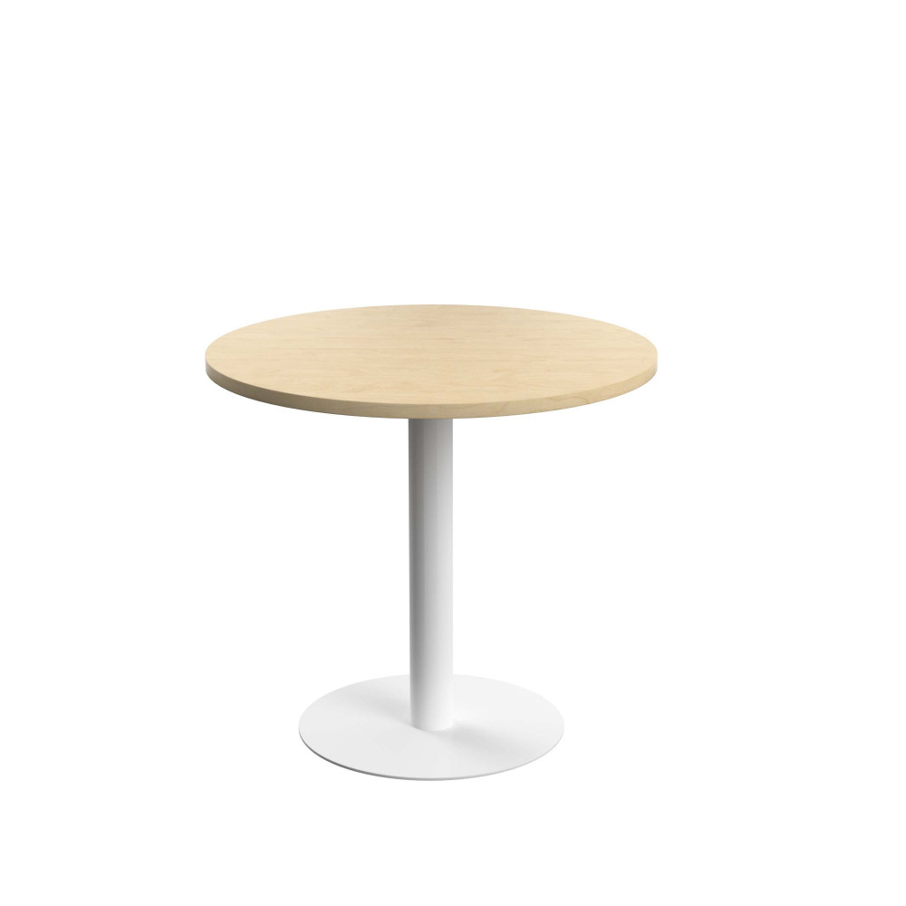 CONTRACT TABLE MID (FSC) 800MM MAPLE/WHI