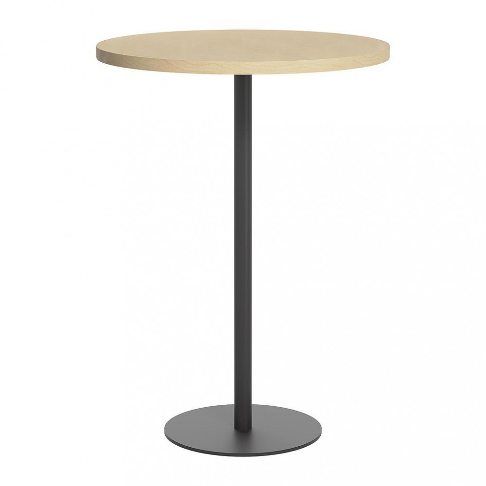 CONTRACT TABLE HIGH (FSC) 800MM MAPLE/BL