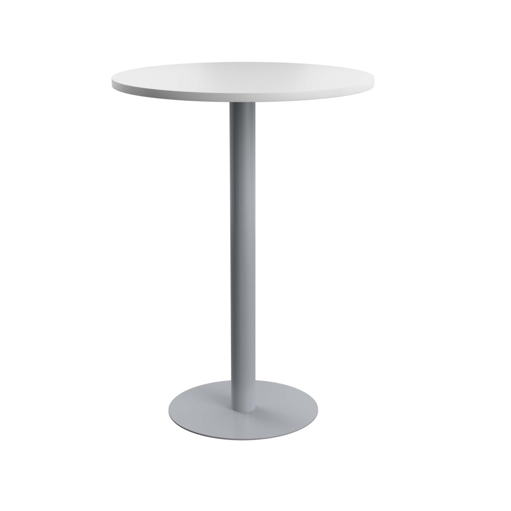 CONTRACT TABLE HIGH (FSC) 800MM WHITE/SI