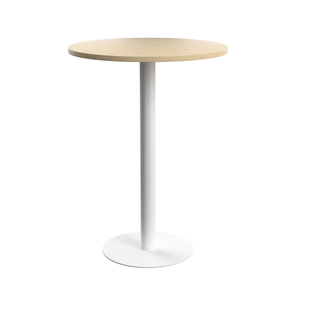 CONTRACT TABLE HIGH (FSC) 800MM MAPLE/WH