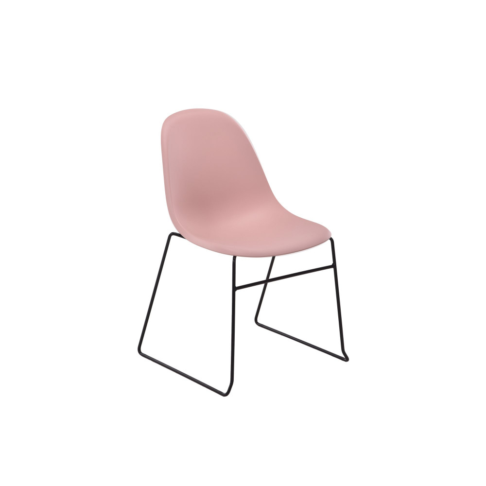 LIZZIE SKID CHAIR PINK