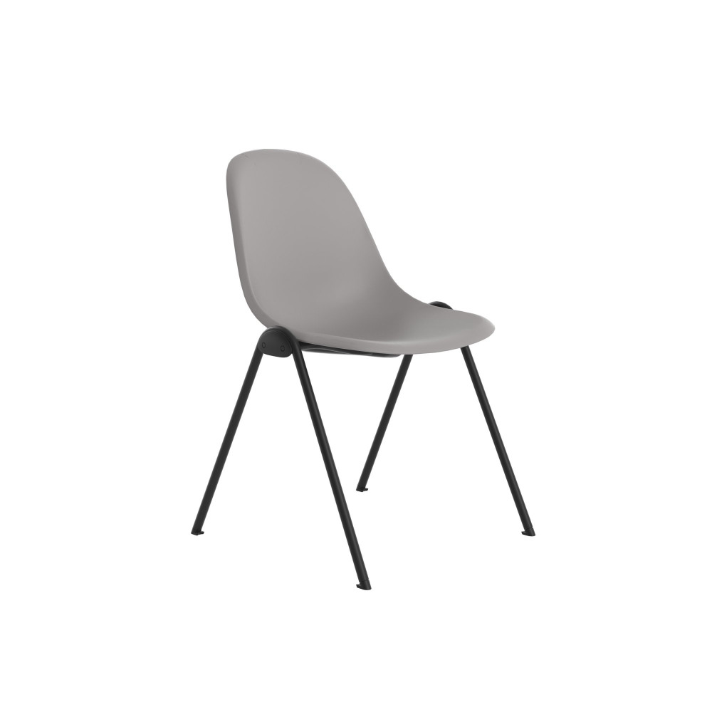 LIZZIE 4 LEG CHAIR GREY