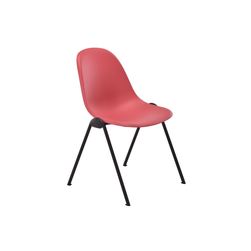 LIZZIE 4 LEG CHAIR RED