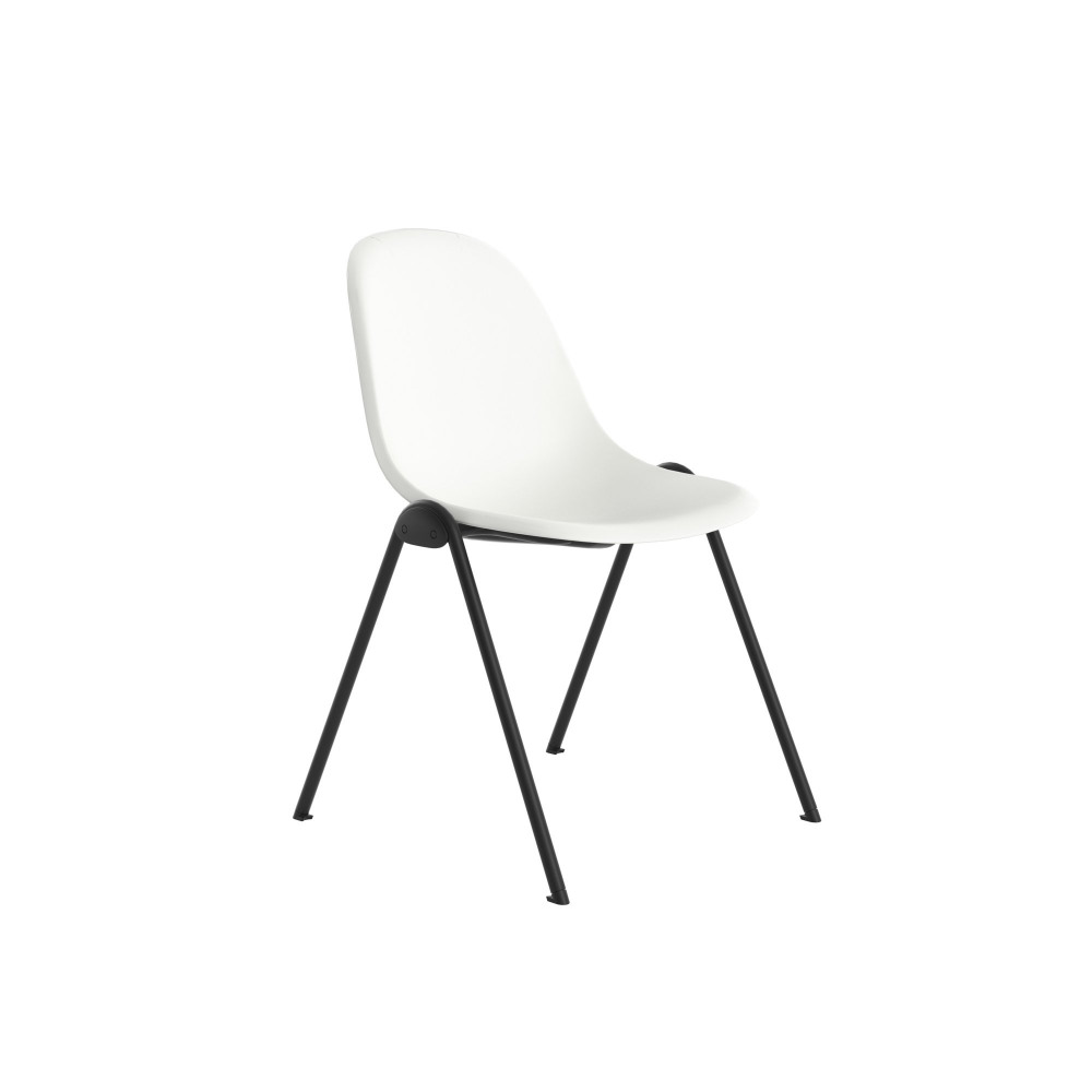 LIZZIE 4 LEG CHAIR WHITE