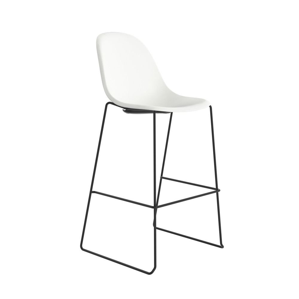 LIZZIE HIGH STOOL WHITE