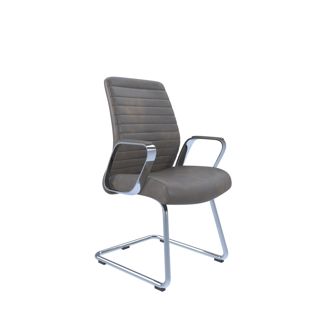 DAWN VISITOR LEATHER EXECUTIVE CHAIR BRO
