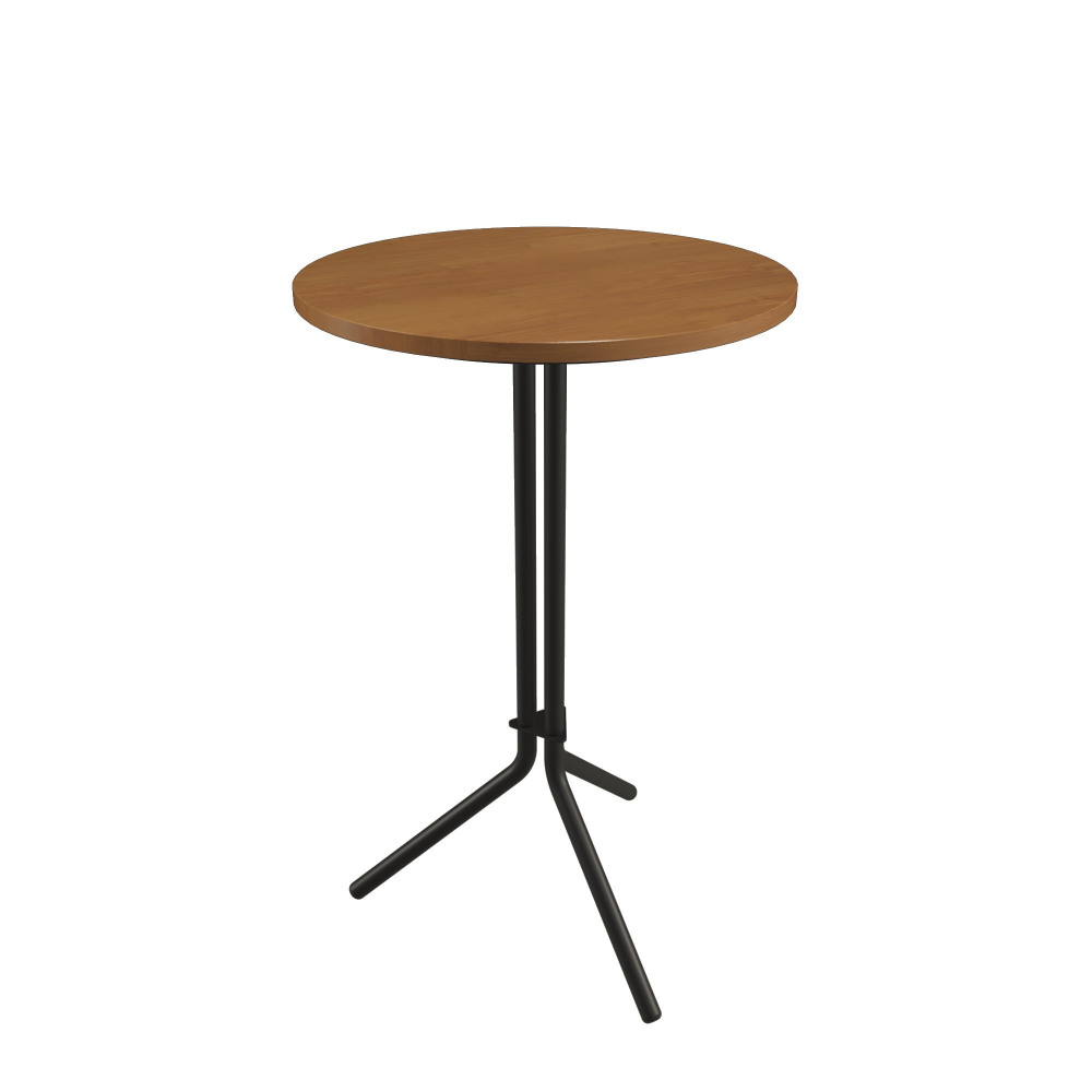 LEDGE TALL TABLE 600 DIAMETER ELM WOODEN