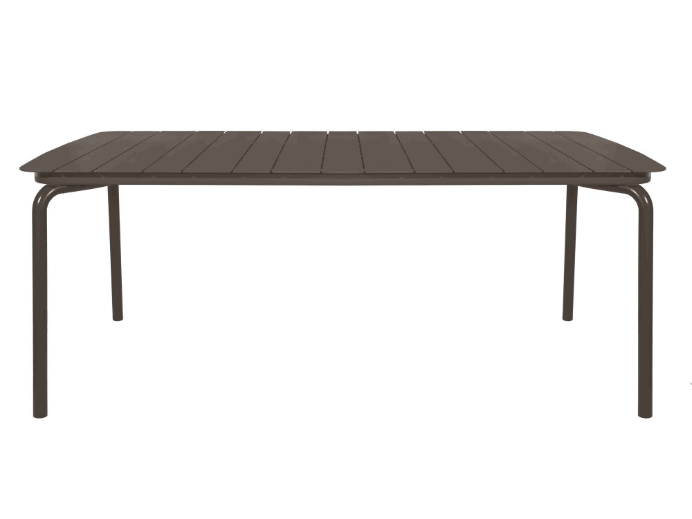 BREEZE ALUMINIUM SLATTED TABLE RECTANGUL