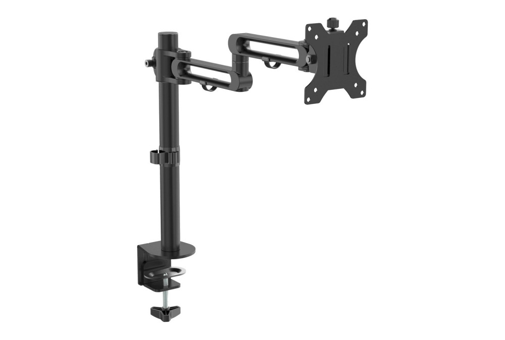 POLE MOUNTED MONITOR ARM BLACK