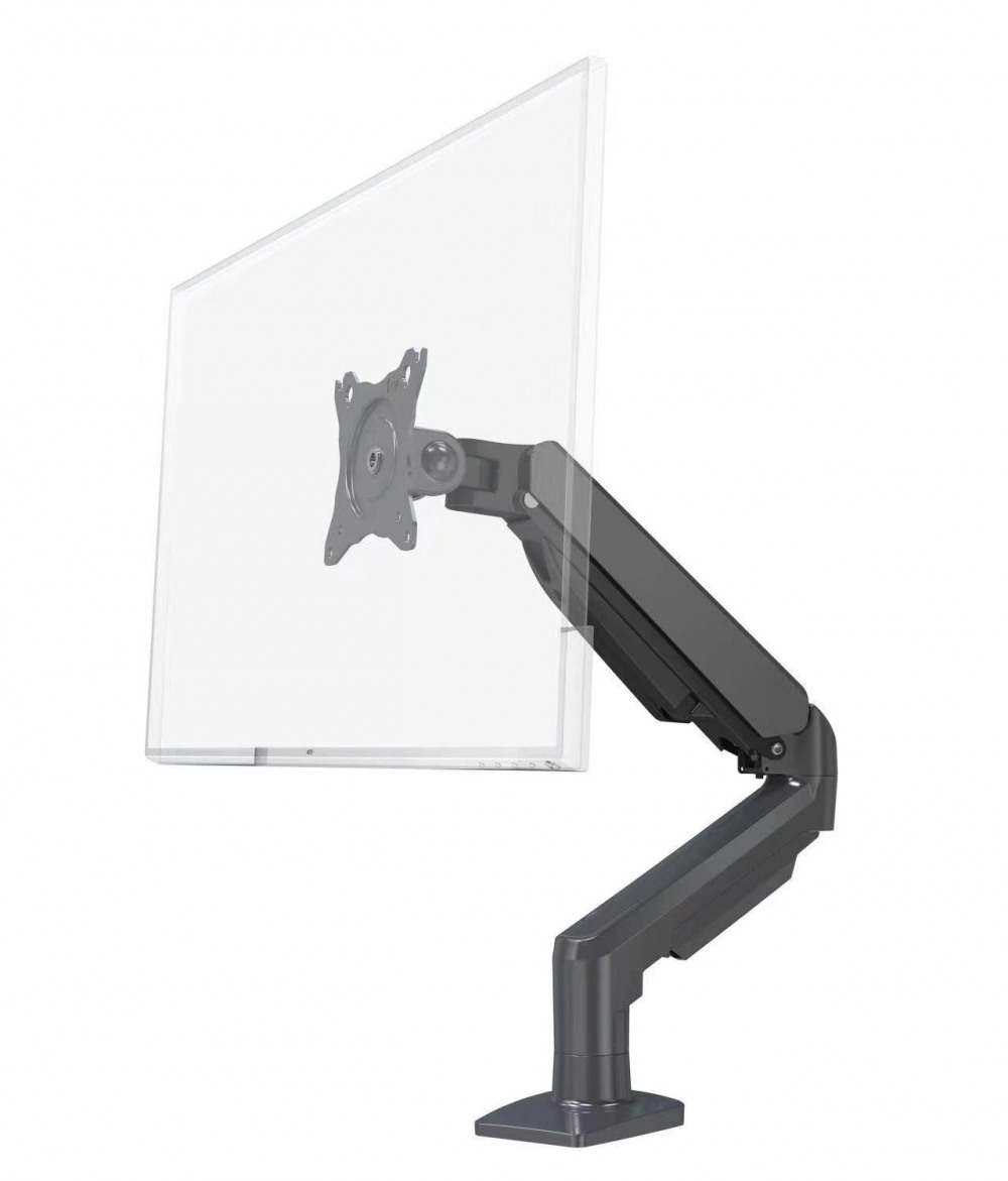 MERGE SINGLE GAS SPRING MONITOR ARM BLAC