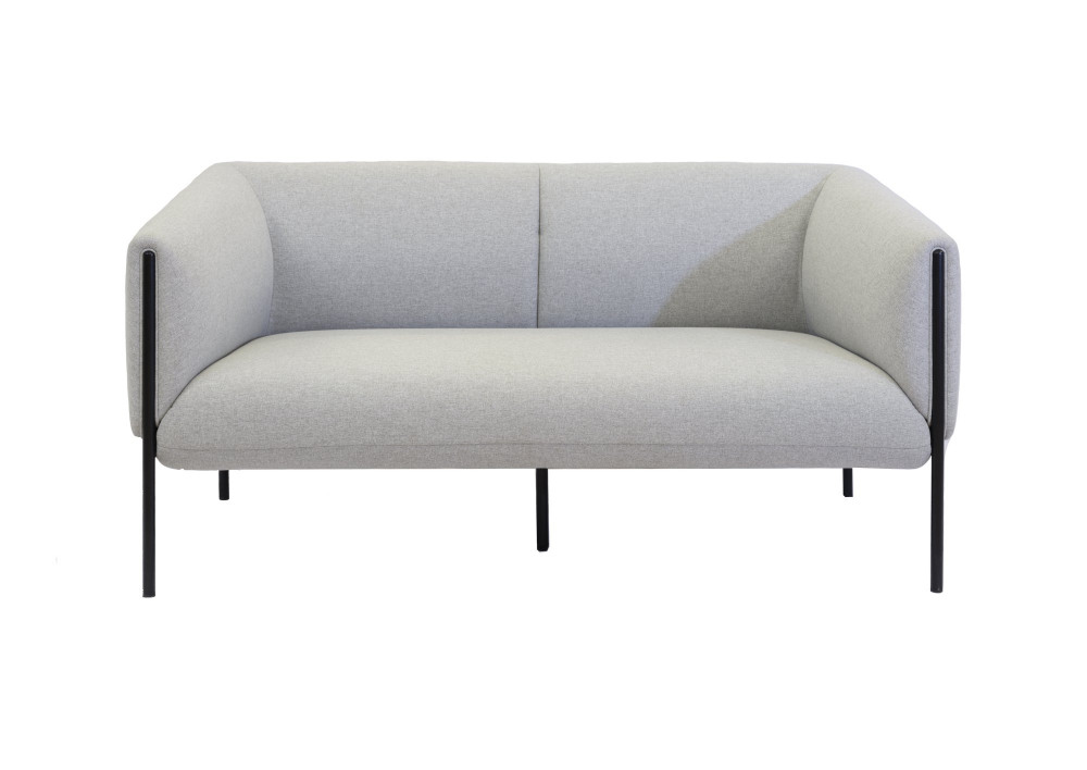 CURVE SOFA TWO SEATER GREY