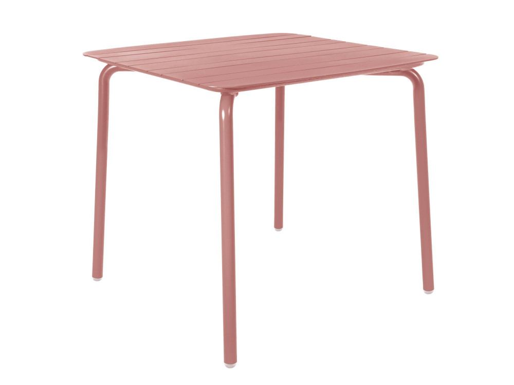 BREEZE ALUMINIUM SLATTED TABLE SQUARE BR