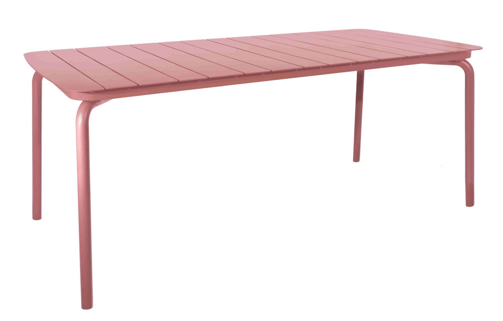 BREEZE ALUMINIUM SLATTED TABLE RECTANGUL