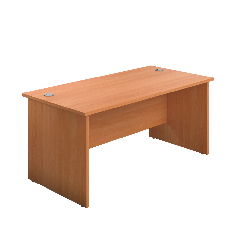 PANEL RECTANGULAR DESK: 600MM DEEP 1600X